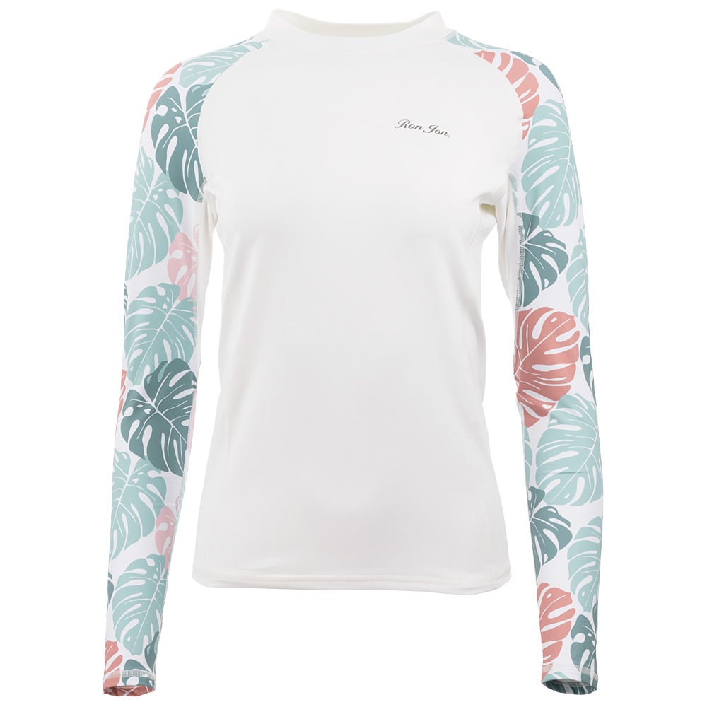 10770074000-ron-jon-womens-white-kailana-long-sleeve-rash-guard-front