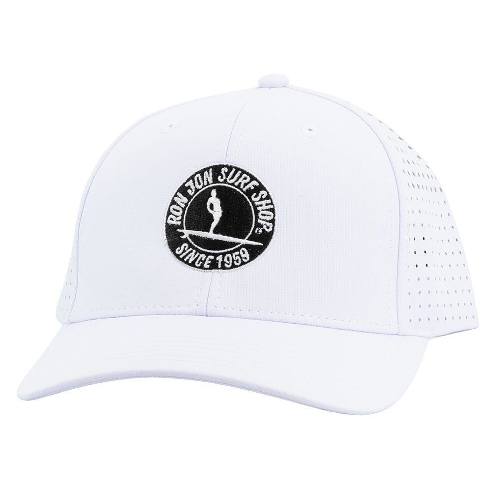 10841297000-ron-jon-white-performance-long-boarder-hat-front