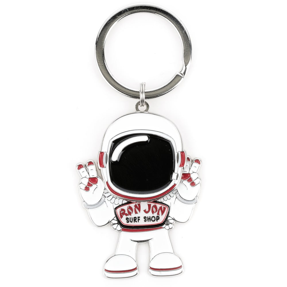 10860685000-ron-jon-peace-astronaut-swivel-keychain-front