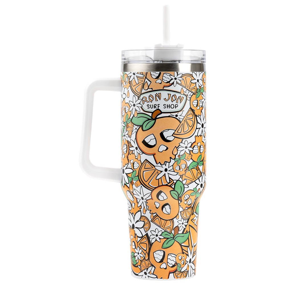 10910263000-ron-jon-bq-orange-blossom-40-oz-tumbler-front