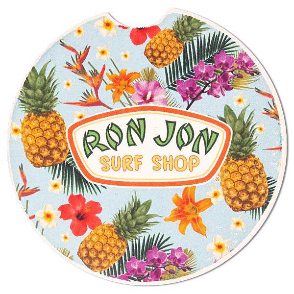11800347000D-ron_jon_pineapple_collage_stone_car_coaster