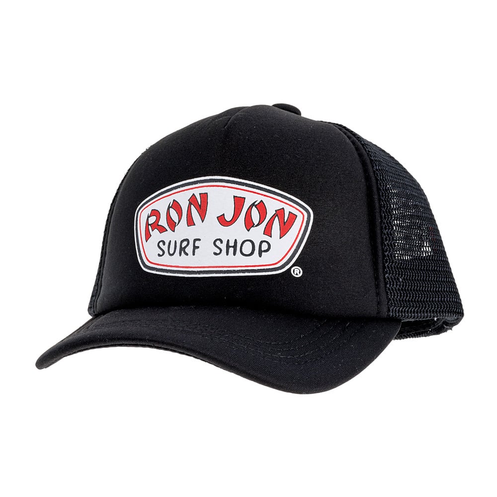 12840216095-ron-jon-youth-badge-foamie-black-trucker-hat-front