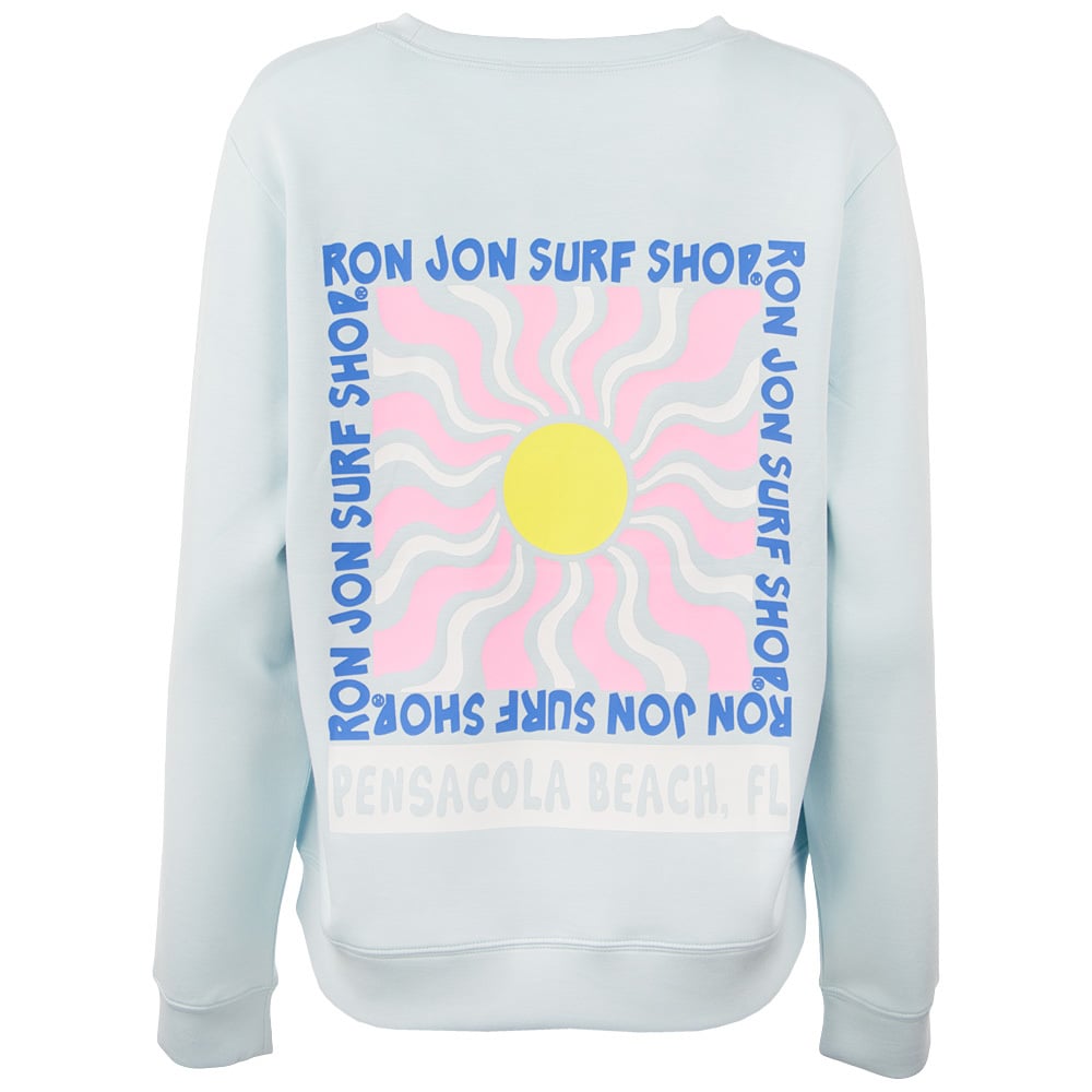 13040048081-light-blue-ron-jon-womens-pen-fl-cloud-crew-neck-pullover-back
