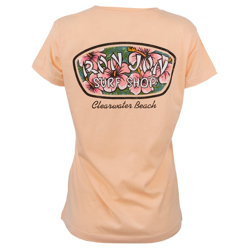13340877030-peach-ron-jon-womens-cwb-hibiscus-badge-tee-back